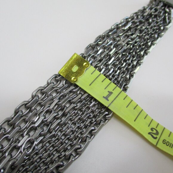 Burberry Women\'s Silver tone Multi Chain Watch Swiss Made Gorgeous! main image 7